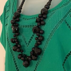 Mark. Beaded necklace black